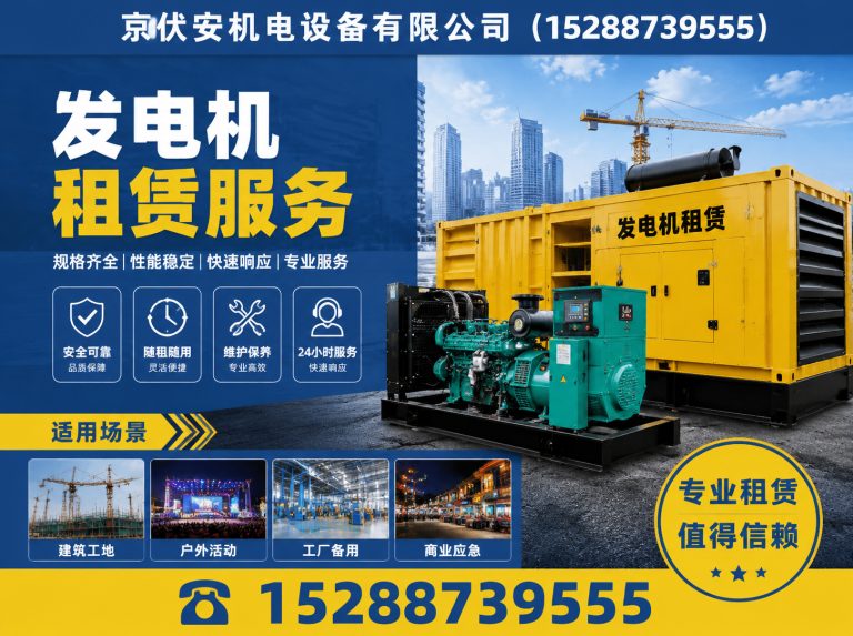凉山静音发电车租赁展示图