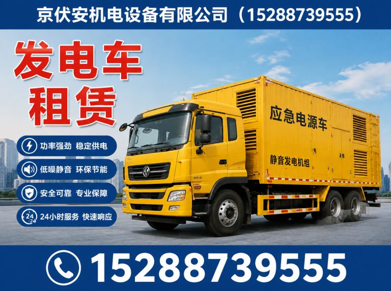 凉山应急发电机出租展示图